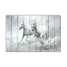 Панно с изображением лошади Creative Wood ZOO ZOO - 14 Бегущие лошади