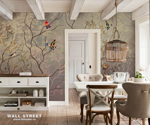 Фотообои в интерьере артикул Arbre 5, ARBRE, Wall street Фотообои в интерьере артикул Arbre 5, ARBRE, Wall street