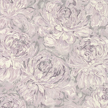 Фиолетовые обои с цветами Euro Decor Sarah 7207-08