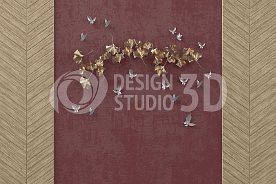 Панно OP-020, Объемная перспектива, Design Studio 3D