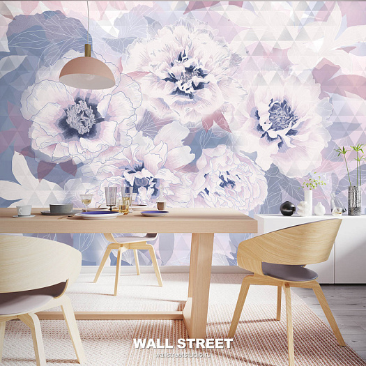 Фотообои в интерьере артикул Florescence 5, РАСЦВЕТ / FLORESCENCE, Wall street