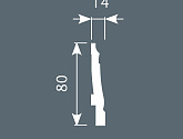 Артикул PX024, 80Х14, Напольные плинтусы, Cosca в текстуре, фото 1