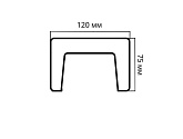 Артикул Брус 120X75X2000, Африканский Палисандр, Архитектурный брус, Cosca в текстуре, фото 3