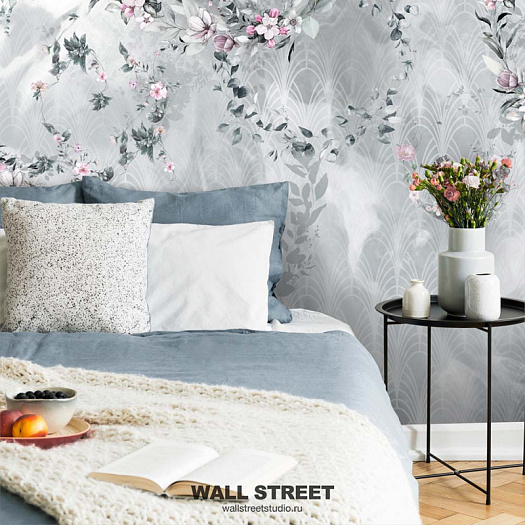 Фотообои в интерьере артикул Fiore 8, ЦВЕТОК / FIORE, Wall street