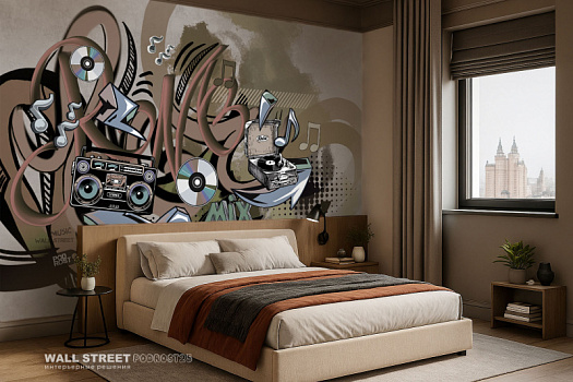 Фотообои в интерьере артикул Podrost-25: 10, PODROST 25, Wall street