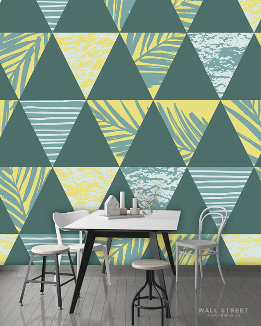 Фотообои в интерьере артикул Geometry 2, GEOMETRY, Wall street Фотообои в интерьере артикул Geometry 2, GEOMETRY, Wall street