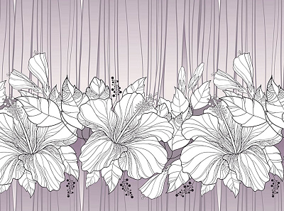 Фотообои Floreale 29, ЦВЕТОЧНЫЙ / FLOREALE, Wall street