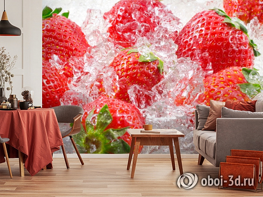 Фотообои в интерьере артикул F018, Фрукты и ягоды, Design Studio 3D