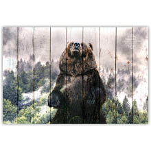 Панно с изображением медведя Creative Wood ZOO ZOO - 33 Медведь