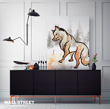 Панно с изображением животных Wall street Волборды SIBERIA-06