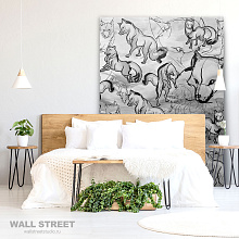 Панно с изображением животных Wall street Волборды SIBERIA-04